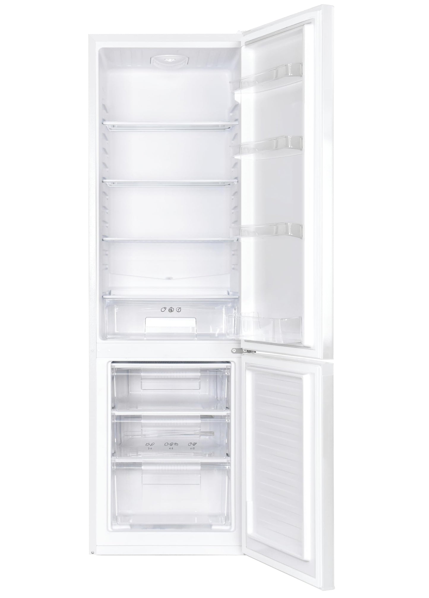 Candy CCG1S 518EW - Frigorífico Combi, Ancho 55cm, Altura 1,80m, 252L, Cajón Verdulero, Control Mecánico de la temperatura,