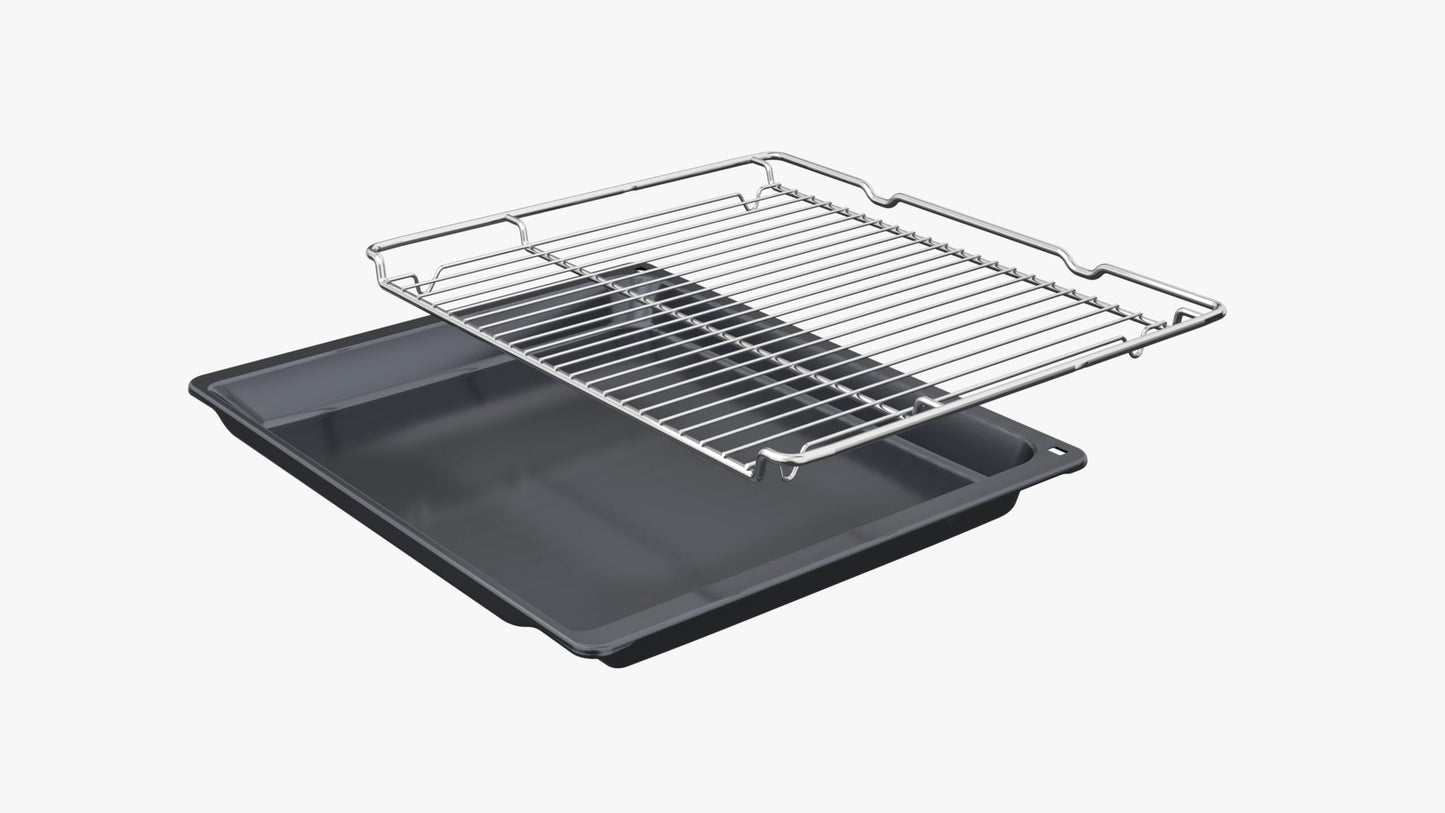 Balay - Horno multifunción, 60 cm, Control Comfort, Aqualisis, Raíles 1 nivel, cristal Blanco, 3HB5131B3