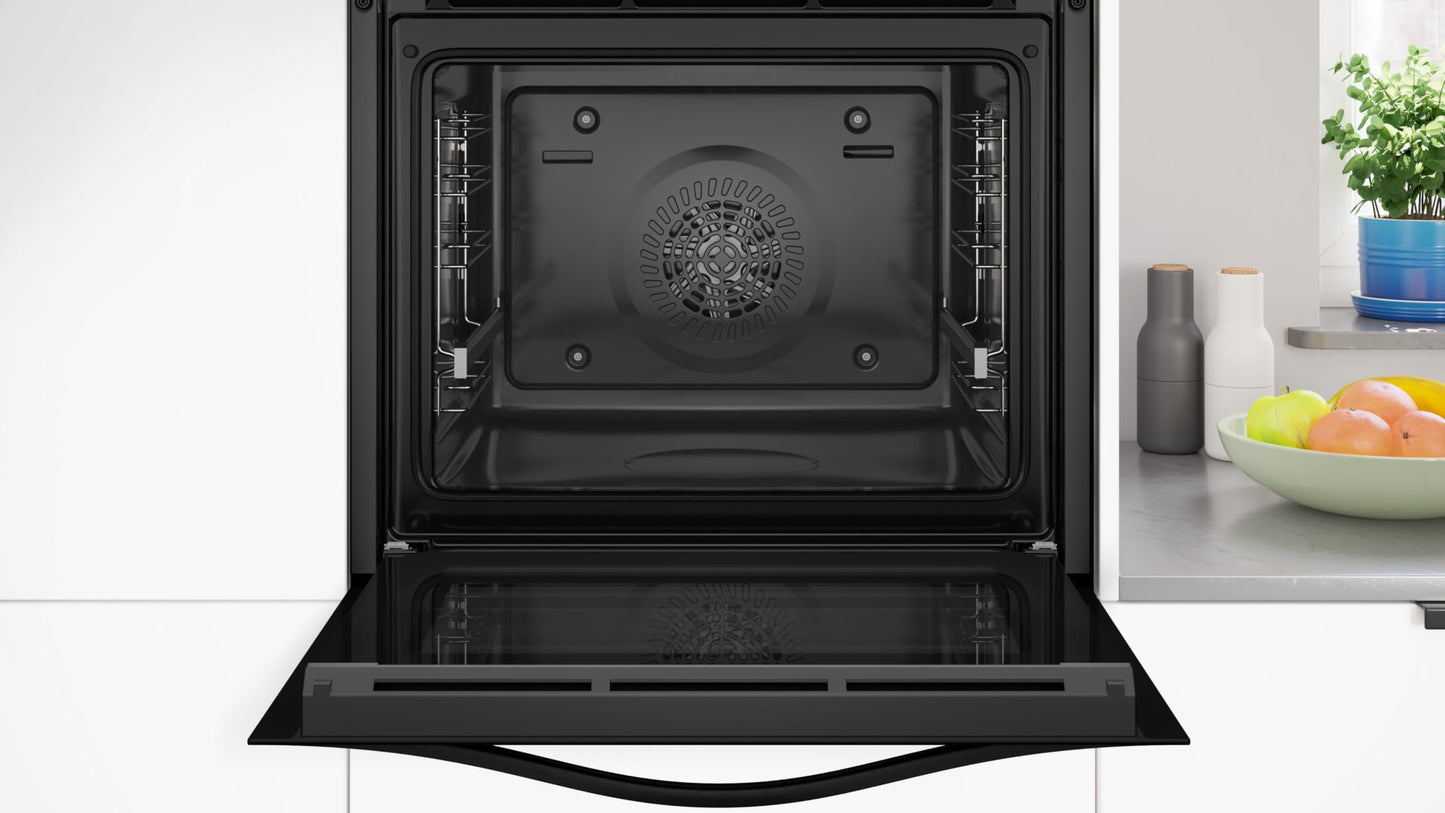 Balay - Horno multifunción, 60 cm, Control Comfort, Aqualisis, Raíles 1 nivel, cristal Blanco, 3HB5131B3